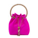 Jimmy Choo Fuchsia Bon Bon Satin Bucket