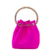 Jimmy Choo Fuchsia Bon Bon Satin Bucket