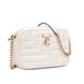 Jimmy Choo White Leather Avenue Camera Crossbody Bag
