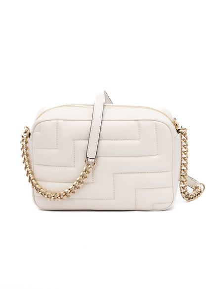 Τσάντα Χιαστί Jimmy Choo Avenue Camera από Λευκό Δέρμα