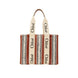 Λινή τσάντα Tote Chloé Brown
