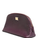Dolce & Gabbana Dark Purple Leather DG Logo Zip Around Hand Purse Wallet