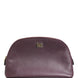 Dolce & Gabbana Dark Purple Leather DG Logo Zip Around Hand Purse Wallet