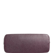 Dolce & Gabbana Dark Purple Leather DG Logo Zip Around Hand Purse Wallet