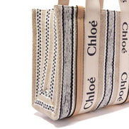 Chloé Beige Linen Tote Bag