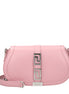 Versace Pink Leather Shoulder Bag