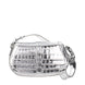 Versace Gray Leather Shoulder Bag