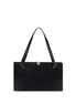 Versace Black Calf Leather Bos Taurus Shoulder Bag