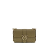PINKO Bicolor Calf Leather Bos Taurus Shoulder Bag