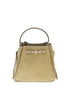 Tory Burch Beige Calf Leather Bos Taurus Backet Bag