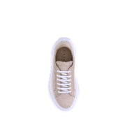 Casadei Beige Other Fibres Platform Sneakers