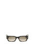 Alexander McQueen Brown Acetate Sunglasses