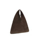 Manebi Brown Calf Leather Bos Taurus Shoulder Bag