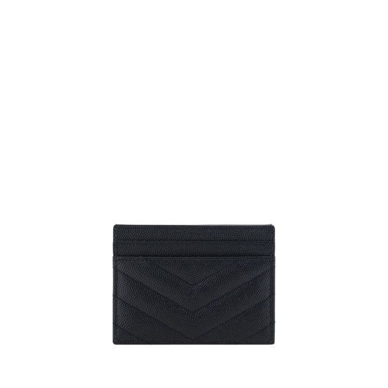 Saint Laurent Black Calf Leather Bos Taurus Wallet