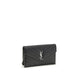 Saint Laurent Black Calf Leather Bos Taurus Wallet