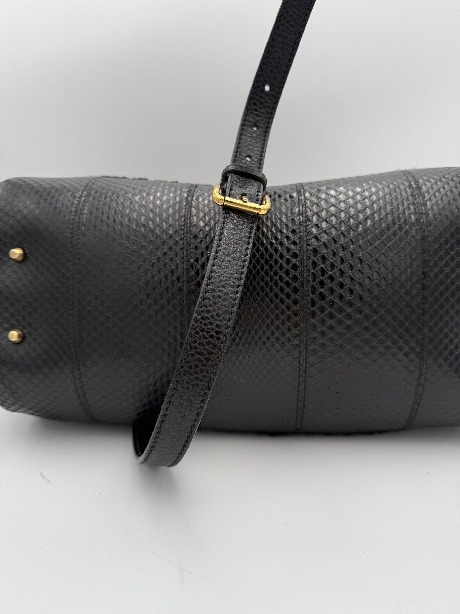 Τσάντα χειρός Dolce & Gabbana DOLCE & GABBANA Sicily από φίδι και μακραμέ