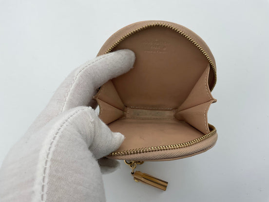 Louis Vuitton LOUIS VUITTON Micro Boite Chapeau Patent Patchwork LV Bird Coin Purse