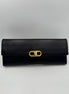 Celine CELINE TRIOMPHE Black Clutch