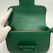 Gucci GUCCI HORSEBIT 1955 Emerald Handbag