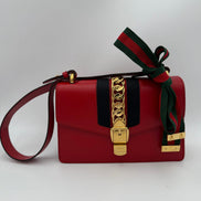 Gucci GUCCI SYLVIE Red Handbag