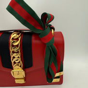 Gucci GUCCI SYLVIE Red Handbag