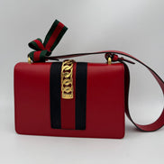 Gucci GUCCI SYLVIE Red Handbag