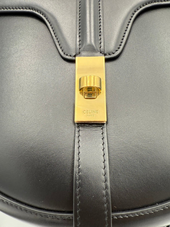 Μεγάλη τσάντα Celine CELINE Sac 16 Besace μαύρη