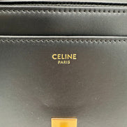 Celine CELINE Sac 16 Besace Black Large Bag