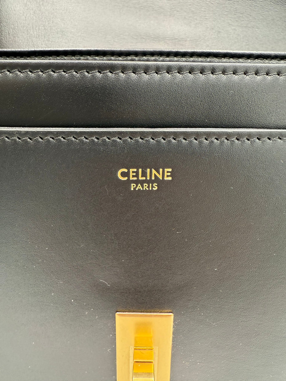 Celine CELINE Τσάντα 16 Besace Μαύρη Μεγάλη