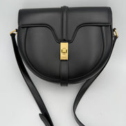 Celine CELINE Sac 16 Besace Black Large Bag
