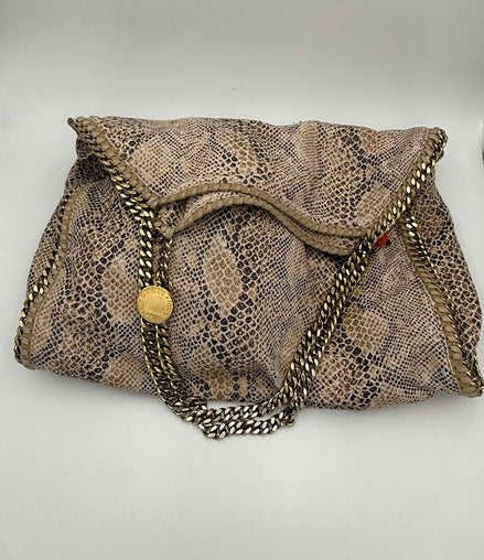 Stella McCartney STELLA MCCARTNEY Τσάντα Χειρός Falabella Grande Vegan από Δέρμα Ερπετού