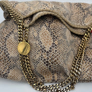 Stella McCartney STELLA MCCARTNEY Falabella Grande Vegan Reptile Skin Handbag