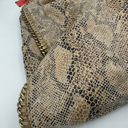 Stella McCartney STELLA MCCARTNEY Falabella Grande Vegan Reptile Skin Handbag