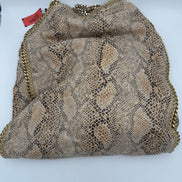 Stella McCartney STELLA MCCARTNEY Falabella Grande Vegan Reptile Skin Handbag