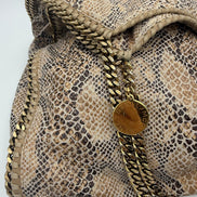 Stella McCartney STELLA MCCARTNEY Falabella Grande Vegan Reptile Skin Handbag