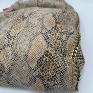 Stella McCartney STELLA MCCARTNEY Falabella Grande Vegan Reptile Skin Handbag