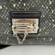 Τσάντα χειρός Dolce & Gabbana DOLCE & GABBANA Monica από φίδι και πατέντα