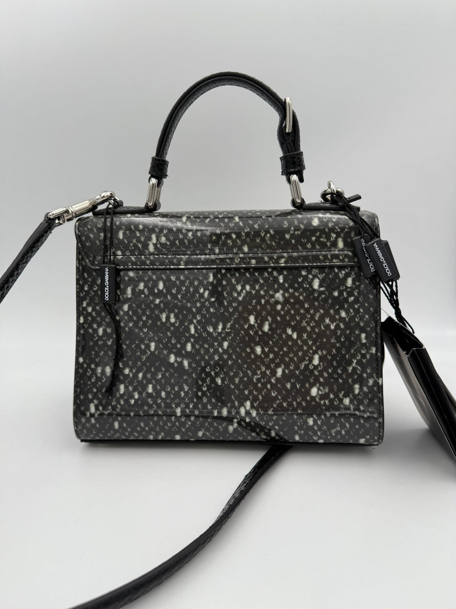 Dolce & Gabbana DOLCE & GABBANA Τσάντα Monica από δέρμα πύθωνα και λουστρίνι
