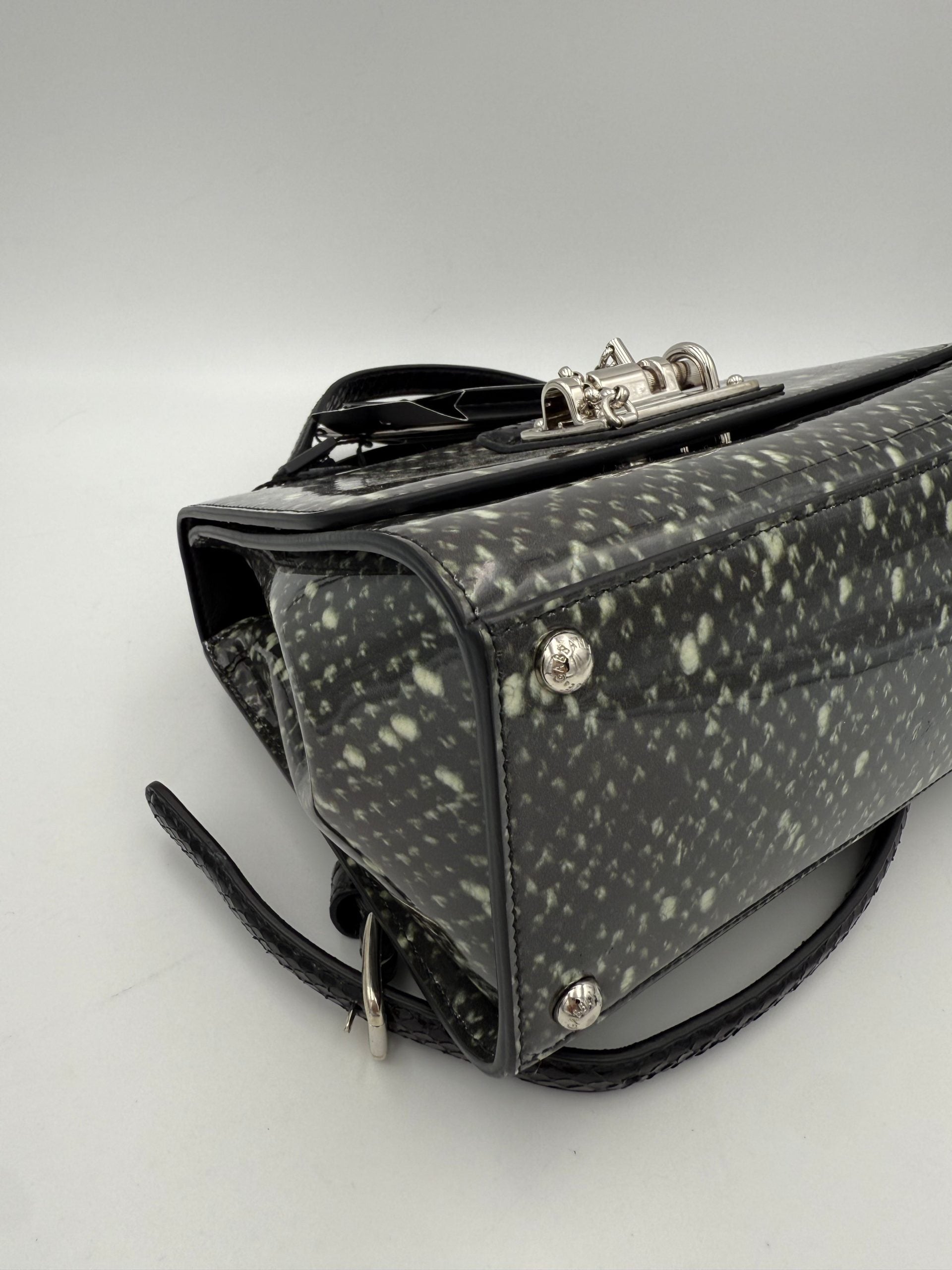 Τσάντα χειρός Dolce & Gabbana DOLCE & GABBANA Monica από φίδι και πατέντα
