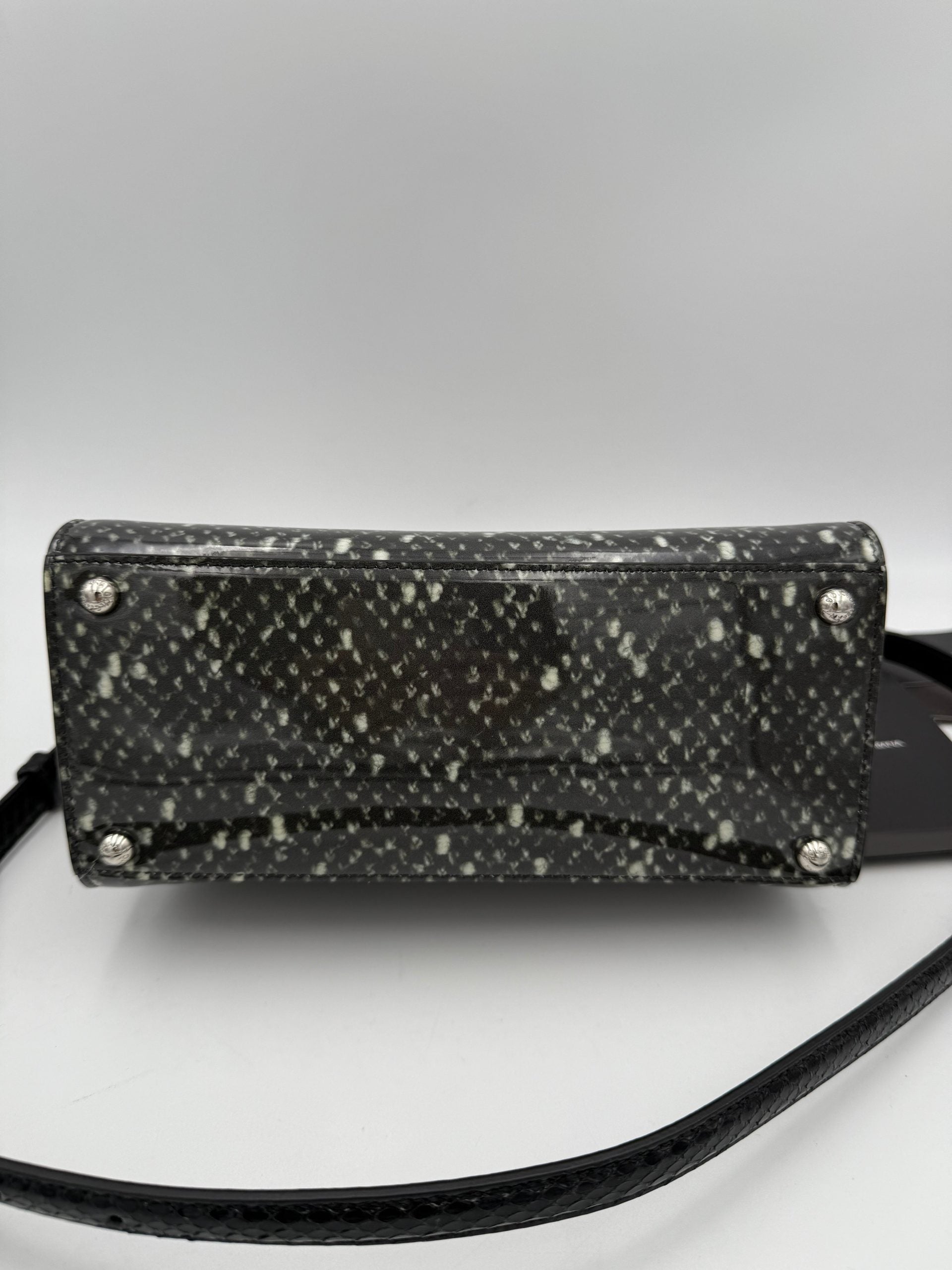 Τσάντα χειρός Dolce & Gabbana DOLCE & GABBANA Monica από φίδι και πατέντα