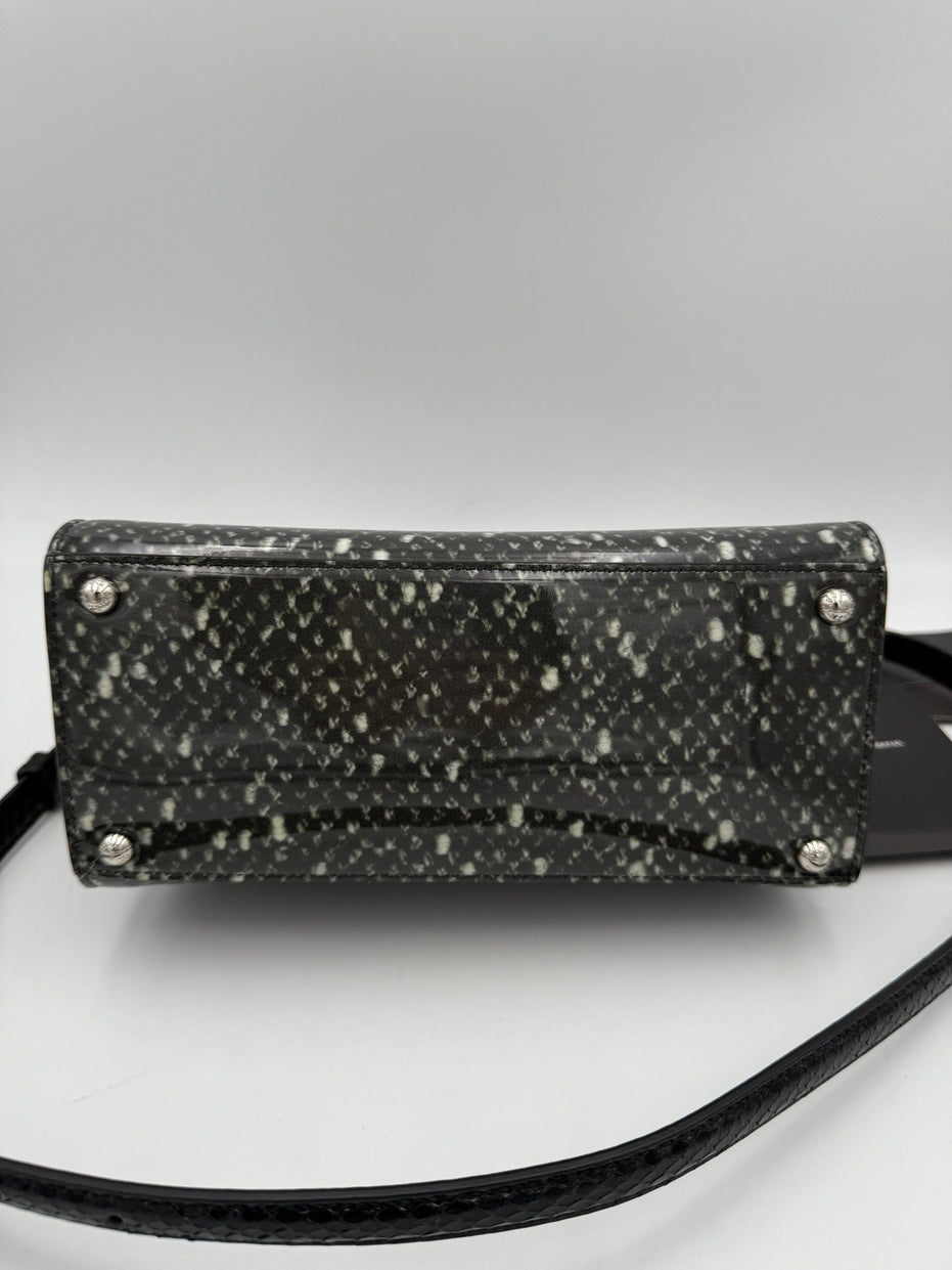 Dolce & Gabbana DOLCE & GABBANA Τσάντα Monica από δέρμα πύθωνα και λουστρίνι