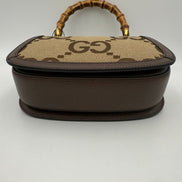 Gucci GUCCI BAMBOO 1947 GG Canvas Handbag