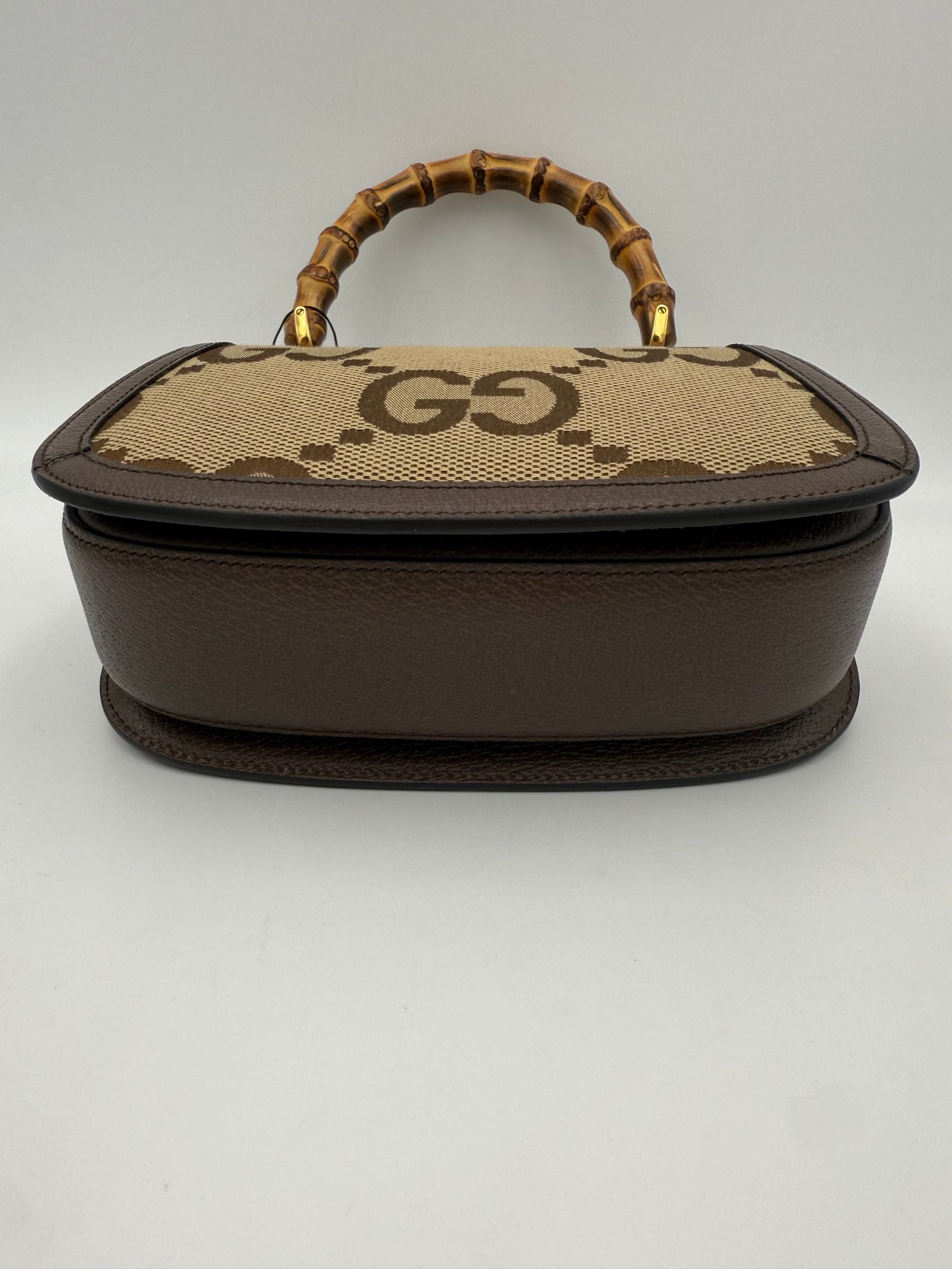 Gucci GUCCI BAMBOO 1947 Τσάντα Χειρός GG Καμβάς