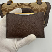 Gucci GUCCI BAMBOO 1947 GG Canvas Handbag