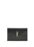 Saint Laurent Black Calf Leather Bos Taurus Wallet