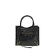 Balenciaga Black Lamb Ovis Aries Aries Shoulder Bag