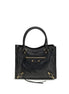 Balenciaga Black Lamb Ovis Aries Aries Shoulder Bag