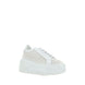 Casadei White Other Fibres Sneakers