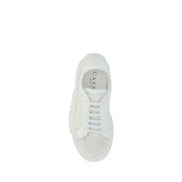 Casadei White Other Fibres Sneakers
