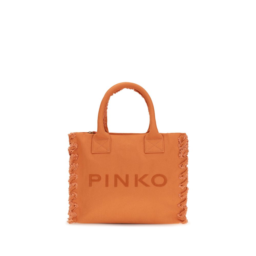 Τσάντα Ώμου PINKO από Πορτοκαλί Βαμβάκι